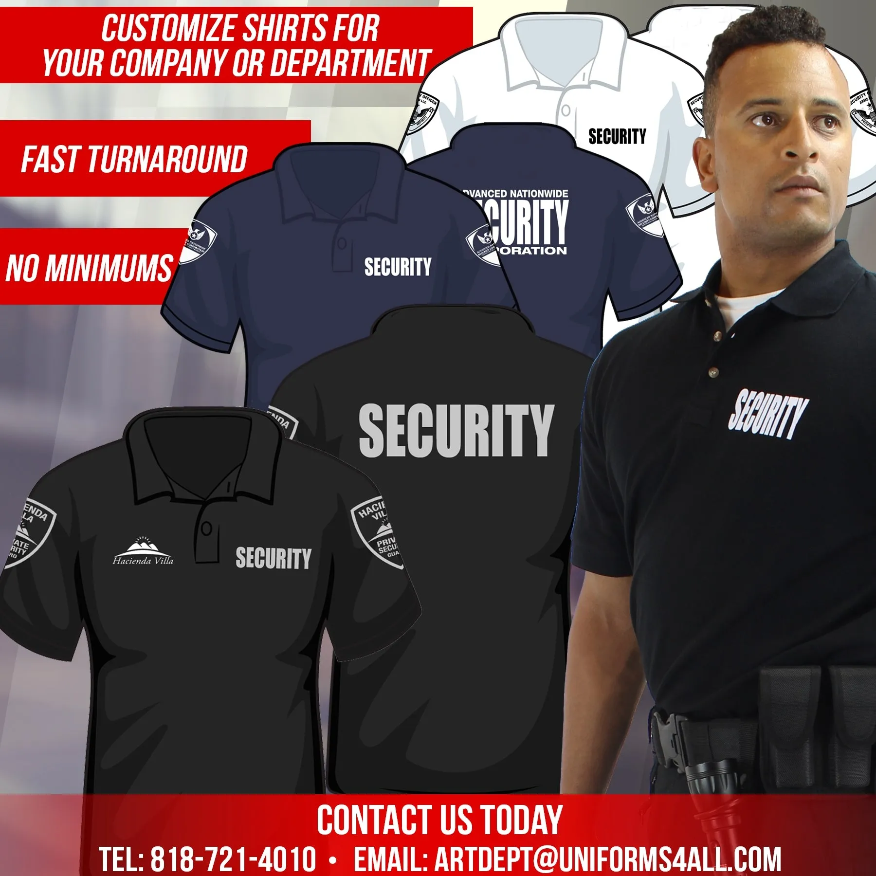 100% Polyester Ranger Tactical Performance Polo Long Sleeve Shirt